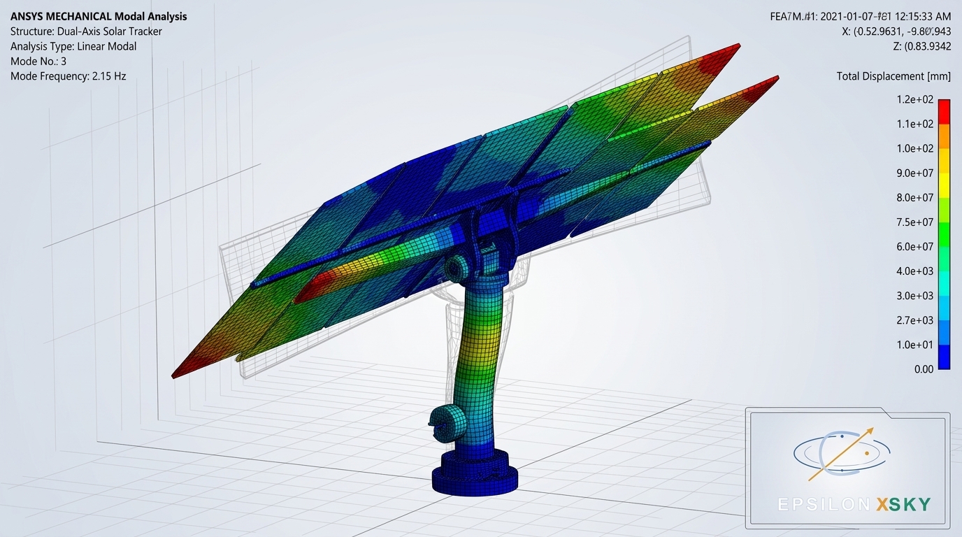 Advanced Solar Power Plant Simulation with ANSYS