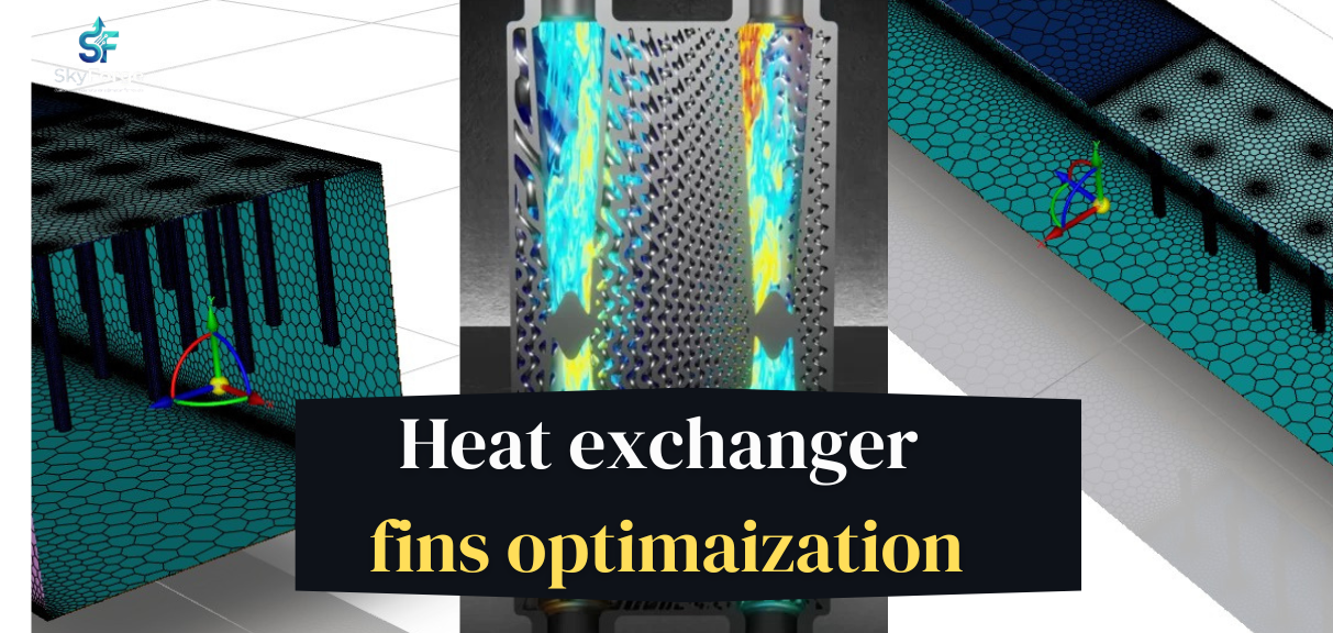 Heat duct fin optimaization